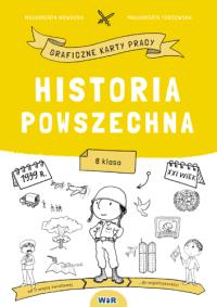 Okładka książki Historia powszechna. Graficzne karty pracy SP 8