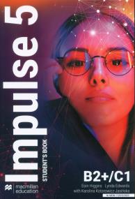 Impulse 5 B2+/C1 SB + online. Autor: McBeth Catherine, Reilly Patricia, Joanna Sobiers. ZdrowePodejscie.pl Okładka książki Impulse 5 B2+/C1 SB + online