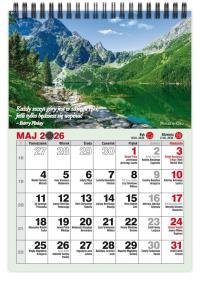 Opakowanie Kalendarz 2026 A5 biurkowy miesięczny pionowy MIX