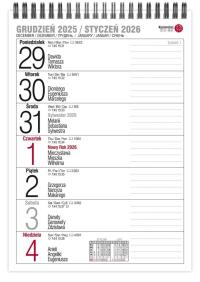 Opakowanie Kalendarz 2026 A5 biurkowy tygodniowy MIX