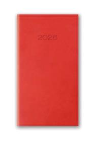Opakowanie Kalendarz 2026 A6 tygodniowy kieszonkowy Vivella Czerwony