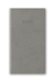 Opakowanie Kalendarz 2026 A6 tygodniowy kieszonkowy Vivella Szary