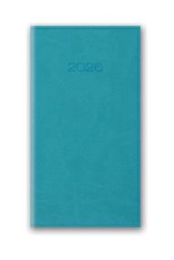 Opakowanie Kalendarz 2026 A6 tygodniowy kieszonkowy Vivella Turkusowy