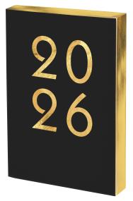 Kalendarz 2026 Art A5 DNS czarny. Autor: -. ZdrowePodejscie.pl Okładka książki Kalendarz 2026 Art A5 DNS czarny