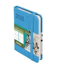 Okładka książki Kalendarz 2026 Awangarda A7 TDW niebieski