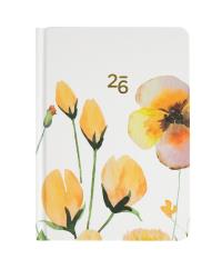 Opakowanie Kalendarz 2026 B6 tygodniowy Żółte Kwiaty