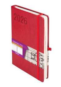 Okładka książki Kalendarz 2026 Formalizm A5 DNS czerwony