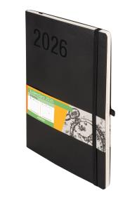 Okładka książki Kalendarz 2026 Impresja B5 TDW czarny