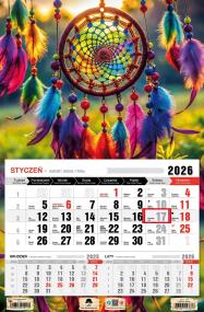 Opakowanie Kalendarz 2026 jednodzielny łapacz snów
