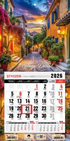 Kalendarz 2026 jednodzielny mini romantico. Wydawca: Pan Kalendarzyk. ZdrowePodejscie.pl Opakowanie Kalendarz 2026 jednodzielny mini romantico