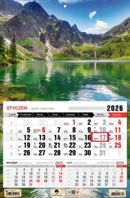 Kalendarz 2026 jednodzielny tatry. Wydawca: Pan Kalendarzyk. ZdrowePodejscie.pl Opakowanie Kalendarz 2026 jednodzielny tatry