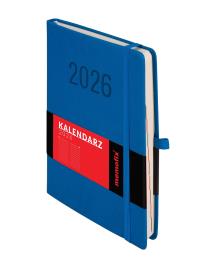 Kalendarz 2026 Memofix A5 DNS niebieski. Autor: -. ZdrowePodejscie.pl Okładka książki Kalendarz 2026 Memofix A5 DNS niebieski