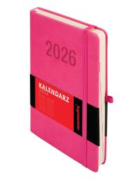 Kalendarz 2026 Memofix A5 DNS różowy. Autor: -. ZdrowePodejscie.pl Okładka książki Kalendarz 2026 Memofix A5 DNS różowy