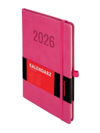 Kalendarz 2026 Memofix A5 TDW różowy. Autor: -. ZdrowePodejscie.pl Okładka książki Kalendarz 2026 Memofix A5 TDW różowy