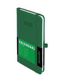 Kalendarz 2026 Memofix A6 TDW zielony. Autor: -. ZdrowePodejscie.pl Okładka książki Kalendarz 2026 Memofix A6 TDW zielony