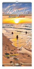 Opakowanie Kalendarz 2026 paskowy szeroki bałtycka bryza