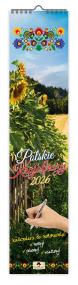 Opakowanie Kalendarz 2026 paskowy wąski polskie krajobrazy