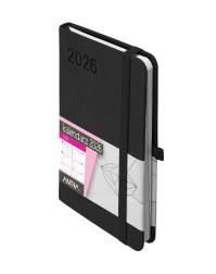 Okładka książki Kalendarz 2026 Rubi A6 TDW czarny