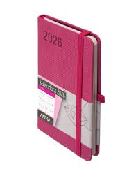 Okładka książki Kalendarz 2026 Rubi A6 TDW różowy