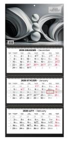 Opakowanie Kalendarz 2026 ścienny exclusive