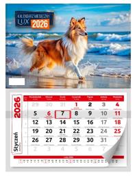 Opakowanie Kalendarz 2026 ścienny miesięczny lux