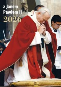 Kalendarz 2026 ścienny z Janem Pawłem II. Wydawca: Wydawnictwo Diecezjalne i Drukarnia w Sandomierzu. ZdrowePodejscie.pl Opakowanie Kalendarz 2026 ścienny z Janem Pawłem II