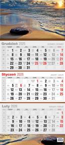 Opakowanie Kalendarz 2026 trójdzielny płaski MIX