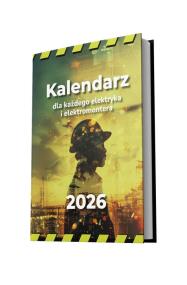 Okładka książki Kalendarz dla każdego elektryka i elektromontera 2026!