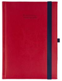 Opakowanie Kalendarz naucz. 2025/26 A5 Nebraska gumka czerw.