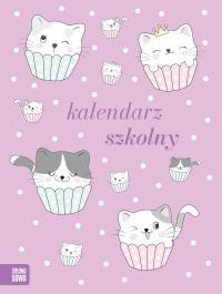Okładka książki Kalendarz szkolny. Kotki
