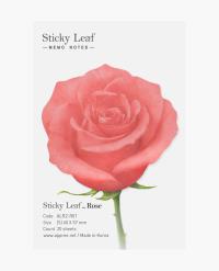 Opakowanie Karteczki samoprzylepne Róża czerwona S