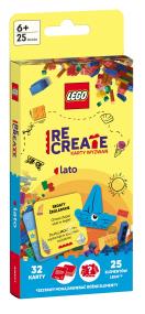 Opakowanie LEGO. Recreate. Karty wyzwań. Lato