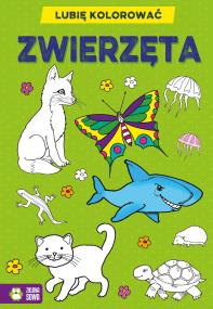 Okładka książki Lubię kolorować. Zwierzęta