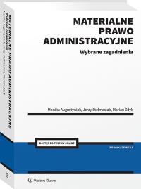 Okładka książki Materialne prawo administracyjne. Wybrane zagadnienia