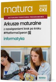 Okładka książki Matura 2027 Informatyka. Arkusze maturalne ZR