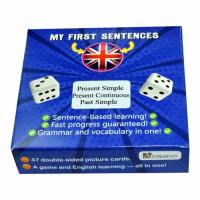 Okładka książki Moje pierwsze zdania po angielsku (PRESENT SIMPLE vs PRESENT CONTINUOUS vs PAST SIMPLE)