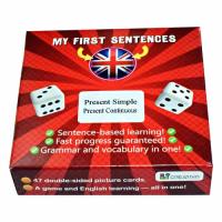 Okładka książki Moje pierwsze zdania po angielsku (PRESENT SIMPLE vs PRESENT CONTINUOUS)