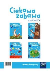 Okładka książki Pakiet: Ciekawa zabawa. 6-latki. Karty pracy cz.4