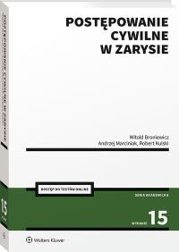 Okładka książki Postępowanie cywilne w zarysie