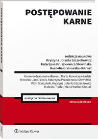 Okładka książki Postępowanie karne