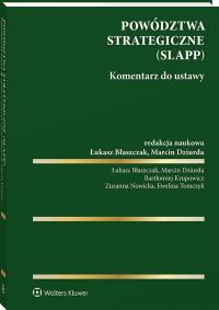 Okładka książki Powództwa strategiczne (SLAPP). Komentarz do ustawy