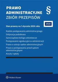 Okładka książki Prawo administracyjne. Zbiór przepisów. 2026