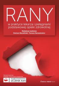 Okładka książki Rany w praktyce lekarza i pielęgniarki podstawowej opieki zdrowotnej