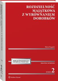 Okładka książki Rozdzielność majątkowa z wyrównaniem dorobków. Wzory aktów notarialnych