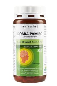 Zdjęcie produktu Sanct Bernhard Dobra pamięć 180kaps