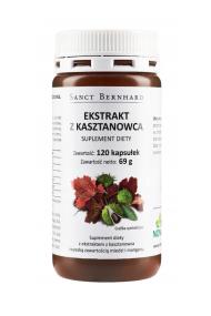Zdjęcie produktu Sanct Bernhard Kasztanowiec + liście winorośli 120kaps