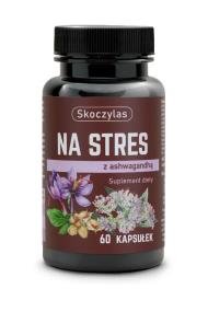 Zdjęcie produktu Skoczylas Na stres ashwagandha + szafran + kozłek lekarski 60kaps