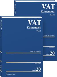 Okładka książki VAT. Komentarz 2026 Tom I i II