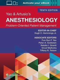 Okładka książki Yao & Artusio's Anesthesiology