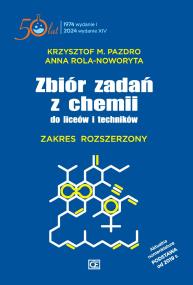 Zbiór zadań z chemii do liceów i techników Zakres rozszerzony twarda oprawa ZXT. Autor: Anna Rola-Noworyta. ZdrowePodejscie.pl Okładka książki Zbiór zadań z chemii do liceów i techników Zakres rozszerzony twarda oprawa ZXT